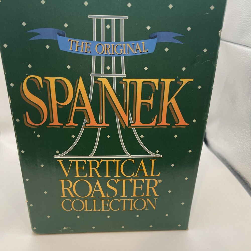 Spanek Original Vertical Roaster Collection New w/ Recipes Poultry Roast,NEW